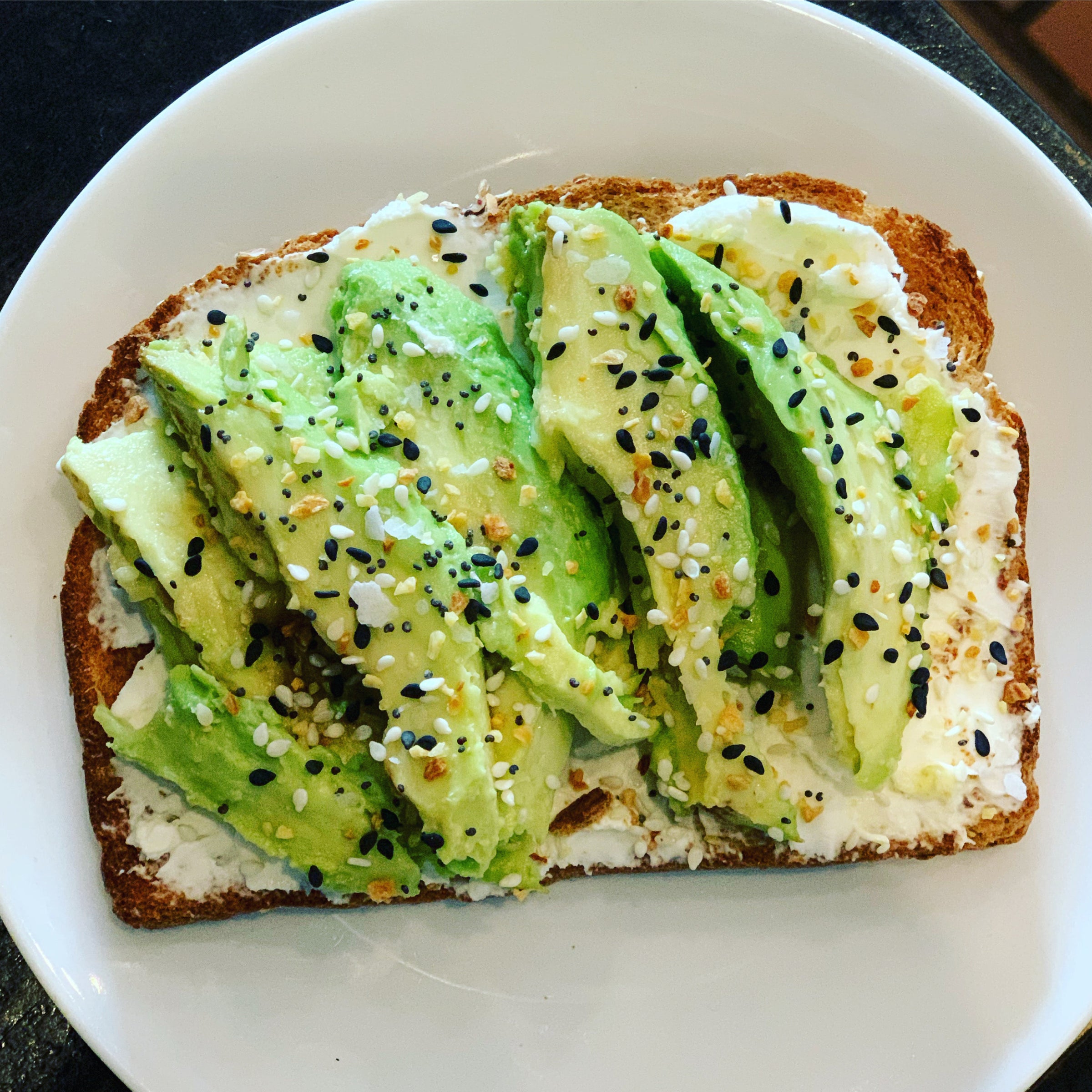 Everything Bagel Avocado Toast - Zested Lemon